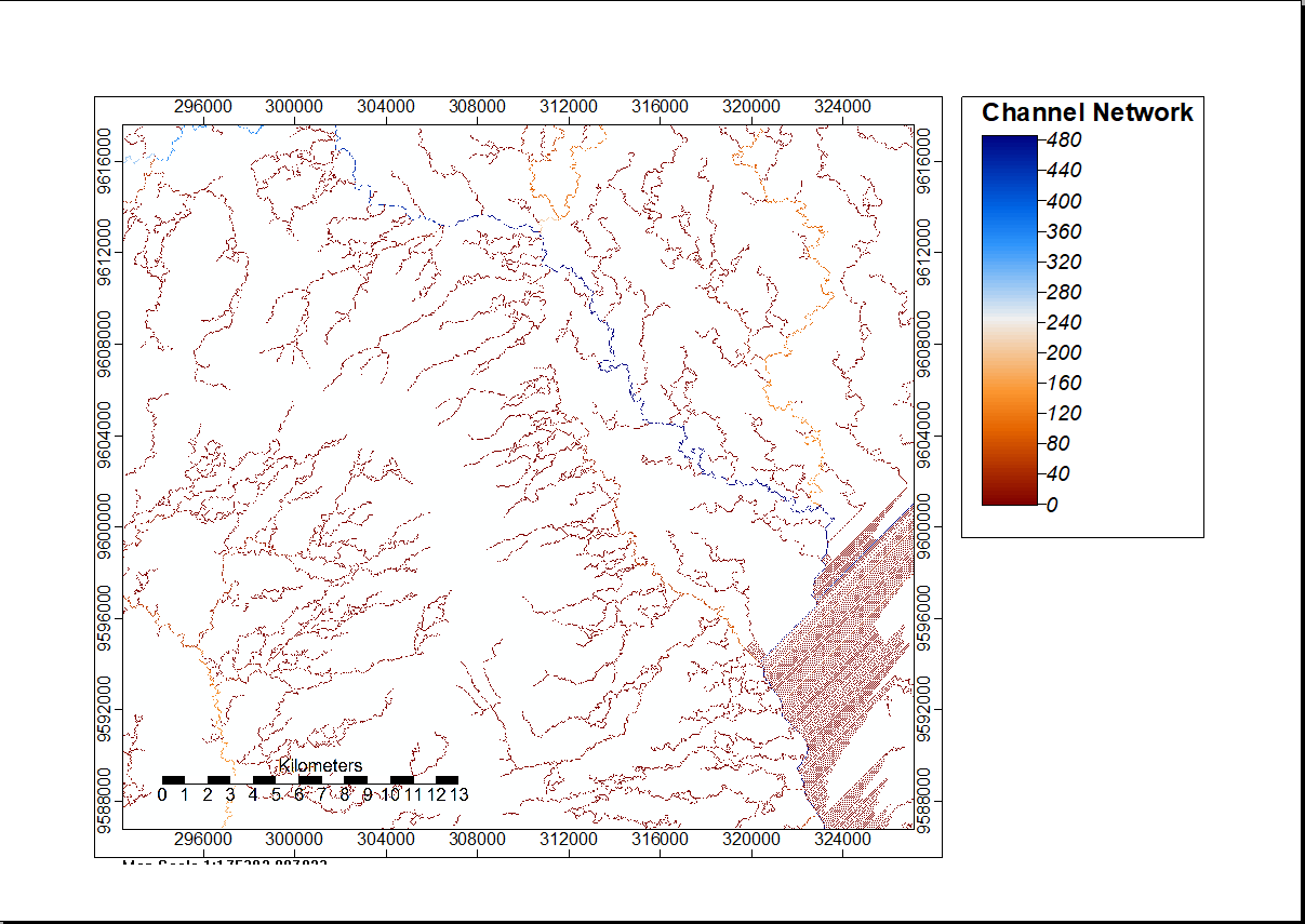 Channel Networks SRTM